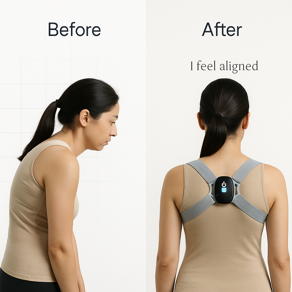 Smart Correction Belt Sensor Orthosis Invisible Reminder Adult & Child Sitting Posture Hunchback Back Smart Posture Corrector